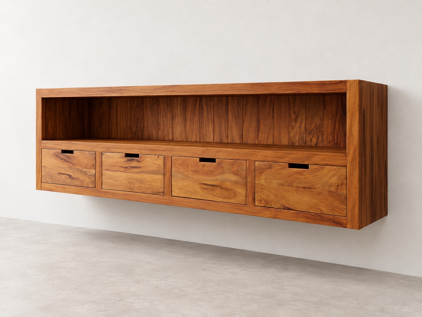 Rack linha reta — capa criada por IA